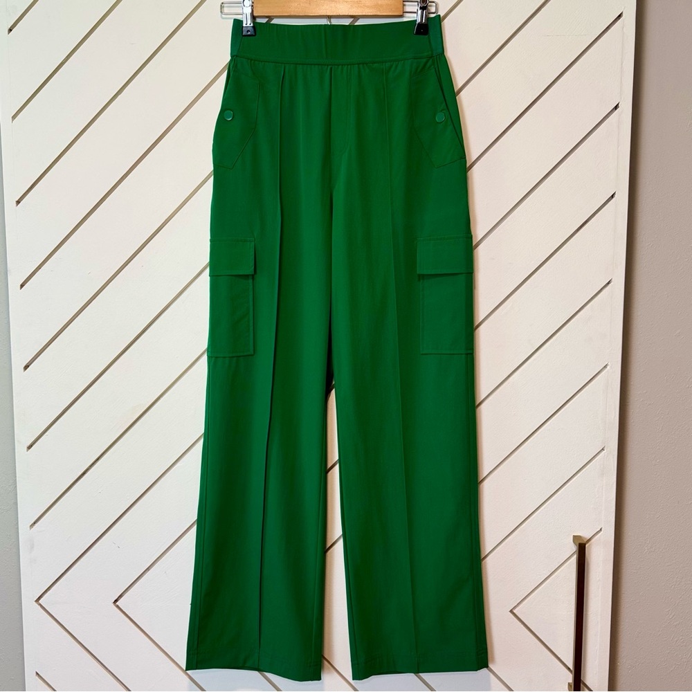 HALARA - Mid Rise Casual Cargo Jogger - Green - Size S